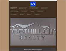 Tablet Screenshot of foothillcity.com